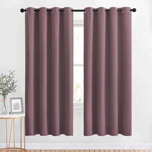Brand New NICETOWN Dry Rose Blackout Curtains 52″ W × 72″ L – Set of 2